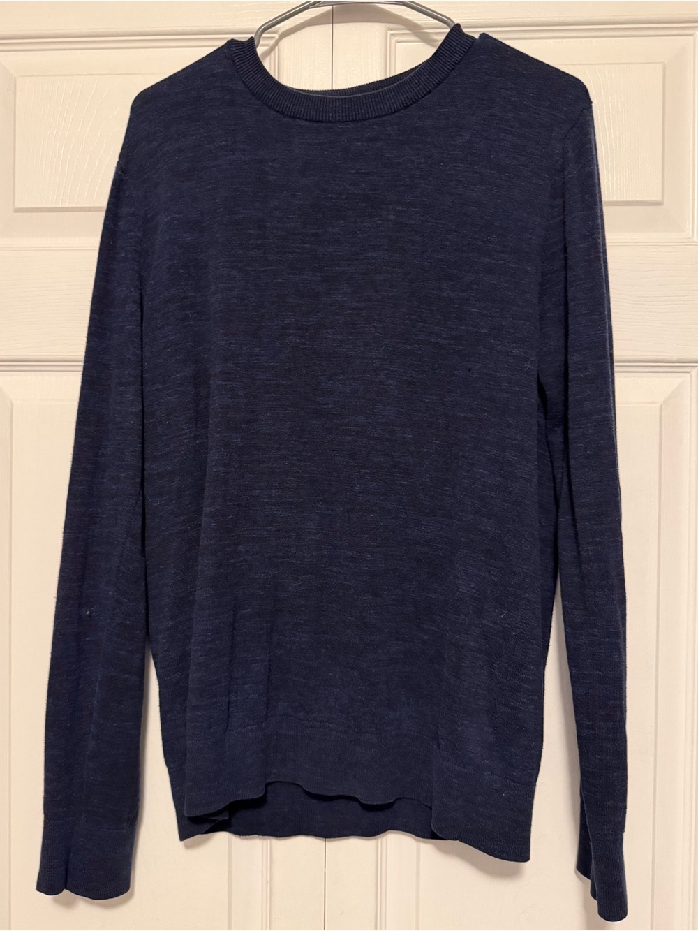 H&M Men's Navy Crewneck Sweater
